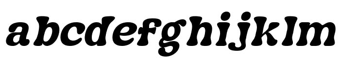 Nagbuloe Bold Italic Font LOWERCASE