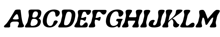 Nagbuloe Thin Italic Font UPPERCASE