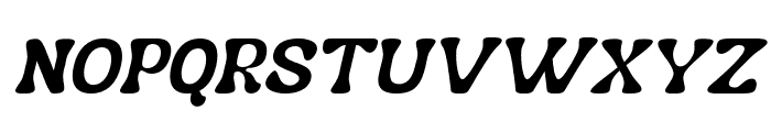 Nagbuloe-ThinItalic Font UPPERCASE