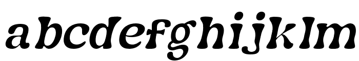 Nagbuloe-ThinItalic Font LOWERCASE
