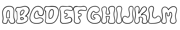 NaghmaOutline Font LOWERCASE