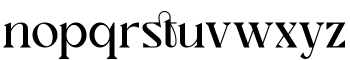 Nagishe Soinetha Font LOWERCASE