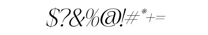 Nagista Italic Font OTHER CHARS