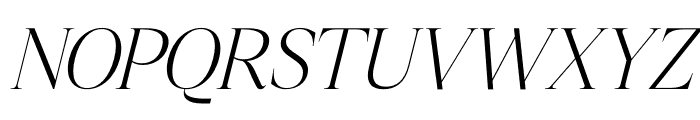 Nagista Italic Font UPPERCASE