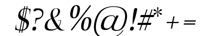 Naia regular-italic Font OTHER CHARS