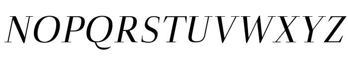 Naia regular-italic Font UPPERCASE