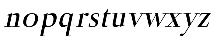 Naia semi-bold-italic Font LOWERCASE