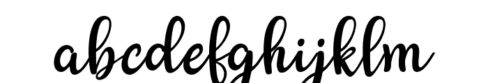 Naifah Handwriting Font LOWERCASE