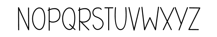 Naitudia Font LOWERCASE