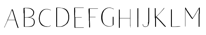 Naive Sans Shake Light Font LOWERCASE