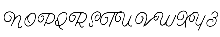 Nakytta-Regular Font UPPERCASE