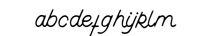 Nakytta-Regular Font LOWERCASE