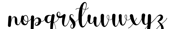 Nalla Font LOWERCASE