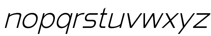 Namata-Italic Font LOWERCASE