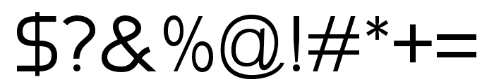 Namata-Medium Font OTHER CHARS