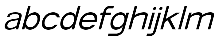 Namata-MediumItalic Font LOWERCASE