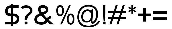 Namata-SemiBold Font OTHER CHARS