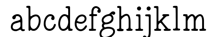 Namex-Regular Font LOWERCASE