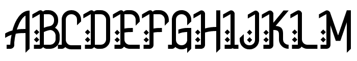 Namhala Font UPPERCASE