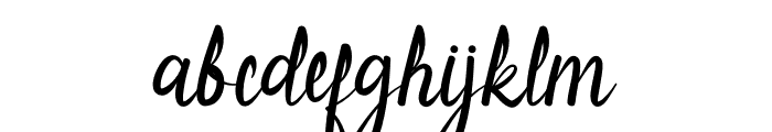 Nancy Everly Font LOWERCASE