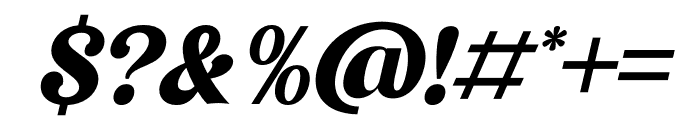 Narifah Italic Font OTHER CHARS