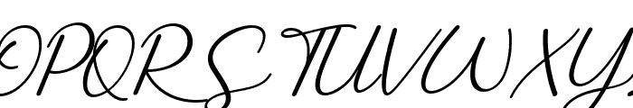 Narllina Italic Font UPPERCASE
