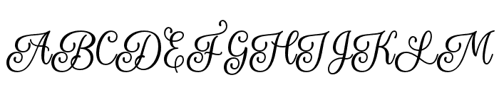 Naryssa Font UPPERCASE