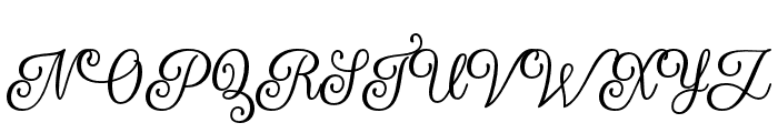 Naryssa Font UPPERCASE