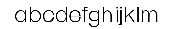 Nascal regular Font LOWERCASE