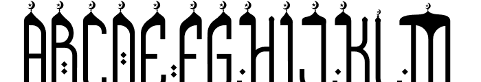 Nashir Nectar One Font UPPERCASE