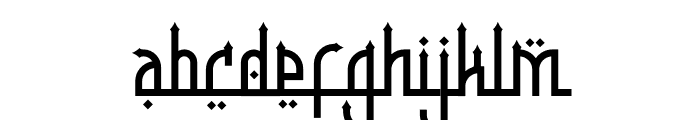 Nashir Nectar Two Font LOWERCASE