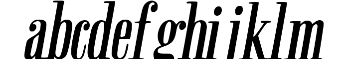 Nashville Italic Font LOWERCASE