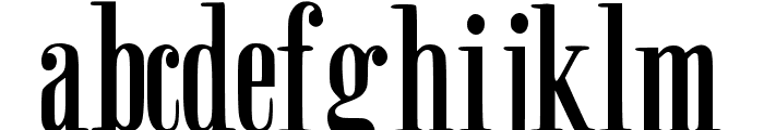 Nashville Regular Font LOWERCASE