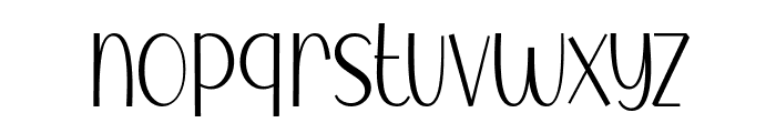 Nastia Font LOWERCASE