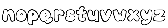 Nasty Habit Nice Outlines Font LOWERCASE