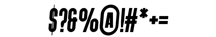 Nata-BlackItalic Font OTHER CHARS
