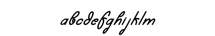 Natadon Bold Italic Font LOWERCASE