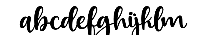 Nataley Font LOWERCASE