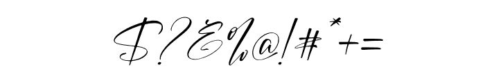 Natalia Dahlia Italic Font OTHER CHARS