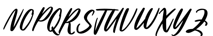 NatalieSmith-Regular Font UPPERCASE