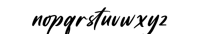 NatalieSmith-Regular Font LOWERCASE