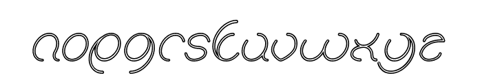 Natalie_Hollow Font LOWERCASE