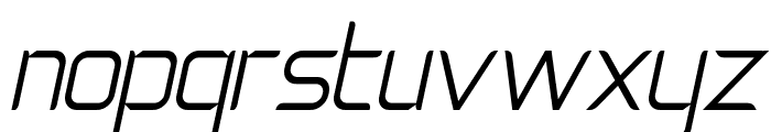 Natalisa Light Italic Font LOWERCASE