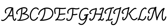 Nathan Regular Font UPPERCASE