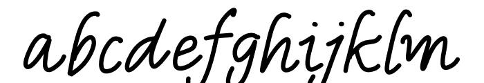 Nathan Regular Font LOWERCASE