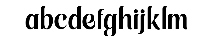 NathanRegular Font LOWERCASE