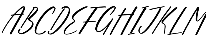 Nathaniell Italic Font UPPERCASE