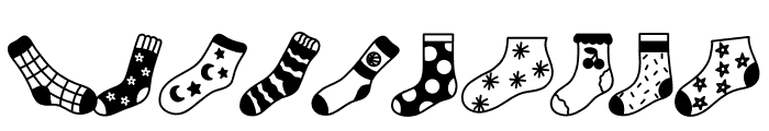 National Sock Day Font OTHER CHARS