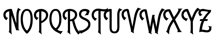 Native Roast Regular Font UPPERCASE