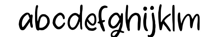 Natlycalie Regular Font LOWERCASE